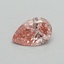 0.36 Ct. Fancy Vivid Pink Pear Lab Grown Diamond