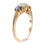 The Florinda Ring, smalltop view on a hand