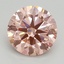 2.62 Ct. Fancy Intense Pink Round Lab Grown Diamond