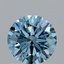 1.07 Ct. Fancy Vivid Blue Round Lab Grown Diamond
