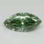 1.73 Ct. Fancy Vivid Green Marquise Lab Grown Diamond