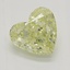 0.71 Ct. Fancy Yellow Heart Diamond