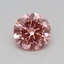 0.30 Ct. Fancy Vivid  Pink Round Lab Grown Diamond