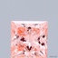 1.44 Ct. Fancy Vivid Pink Princess Lab Grown Diamond