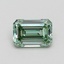 1.02 Ct. Fancy Intense Green Emerald Lab Grown Diamond