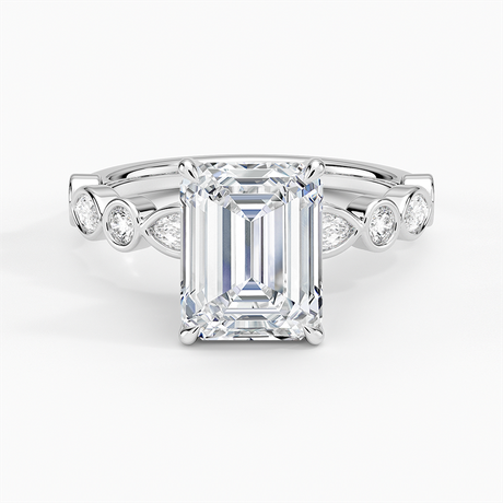 Platinum Versailles Bezel Diamond Ring