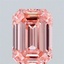 1.31 Ct. Fancy Vivid Pink Emerald Lab Grown Diamond