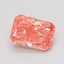 0.78 Ct. Fancy Vivid Pink Radiant Lab Grown Diamond
