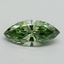 0.50 Ct. Fancy Vivid Green Marquise Lab Grown Diamond