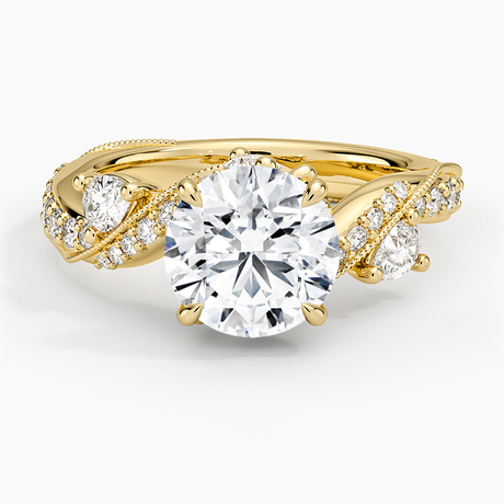 Grand Camellia Diamond Ring