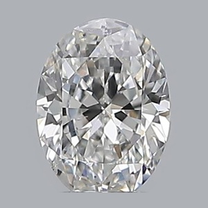 Oval diamond — real photo