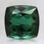 11.2x10.9mm Unheated Green Cushion Tourmaline