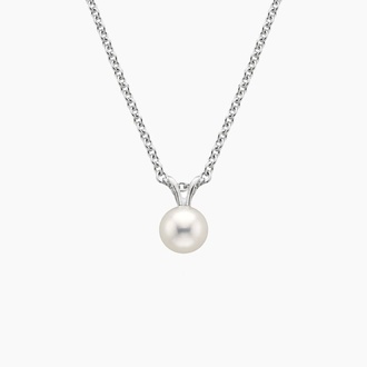 Premium Akoya Cultured Pearl Pendant (6mm)