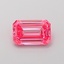 1.53 Ct. Fancy Vivid Pink Emerald Lab Grown Diamond