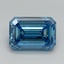 3.04 Ct. Fancy Vivid Blue Emerald Lab Grown Diamond