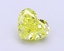 1.53 Ct. Fancy Vivid  Yellow Heart Lab Grown Diamond