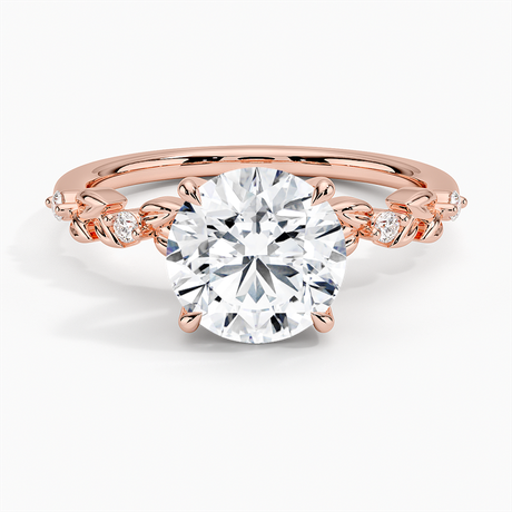 14K Rose Gold Briar Diamond Ring