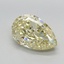 5.55 Ct. Fancy Yellow Pear Lab Grown Diamond