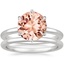 18KW Morganite Esme Bridal Set, smalltop view