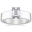 18K White Gold Alden Diamond Ring, smalltop view