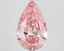 5.67 Ct. Fancy Vivid Pink Pear Lab Grown Diamond