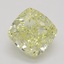1.00 Ct. Fancy Yellow Cushion Diamond