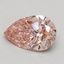 0.91 Ct. Fancy Intense Pink Pear Lab Grown Diamond
