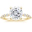 18K Yellow Gold Marseille Half Coverage Diamond Ring (1/4 ct. tw.), smalltop view