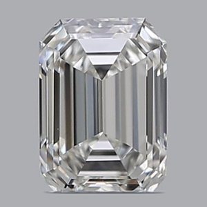 Emerald diamond — real photo