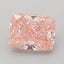 1.29 Ct. Fancy Vivid Pink Cushion Lab Grown Diamond