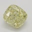 0.70 Ct. Fancy Yellow Cushion Diamond