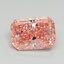 1.02 Ct. Fancy Vivid Pink Radiant Lab Grown Diamond