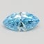2.10 Ct. Fancy Vivid Blue Marquise Lab Grown Diamond