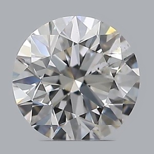 Round diamond — real photo