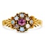 Victorian Garnet Vintage Ring