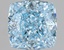 1.94 Ct. Fancy Vivid Blue Cushion Lab Grown Diamond