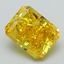 2.57 Ct. Fancy Vivid Yellow Radiant Lab Grown Diamond