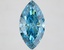 3.50 Ct. Fancy Vivid Blue Marquise Lab Grown Diamond