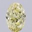 5.02 Ct. Fancy Intense Yellow Oval Lab Grown Diamond