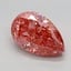 4.16 Ct. Fancy Vivid Pink Pear Lab Grown Diamond