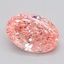 3.79 Ct. Fancy Vivid  Pink Oval Lab Grown Diamond