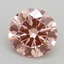 2.40 Ct. Fancy Intense Pink Round Lab Grown Diamond