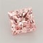 2.13 Ct. Fancy Vivid Pink Princess Lab Grown Diamond