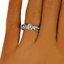 The Nalini Ring, smalltop view on a hand