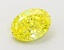 1.64 Ct. Fancy Vivid  Yellow Oval Lab Grown Diamond