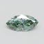 0.53 Ct. Fancy Intense Green Marquise Lab Grown Diamond