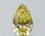 2.20 Ct. Fancy Vivid  Yellow Pear Lab Grown Diamond