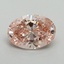 3.05 Ct. Fancy Intense Pink Oval Lab Grown Diamond