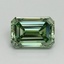2.62 Ct. Fancy Vivid Pacific Green Emerald Lab Grown Diamond