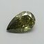 0.55 Ct. Fancy Vivid Green Pear Lab Grown Diamond